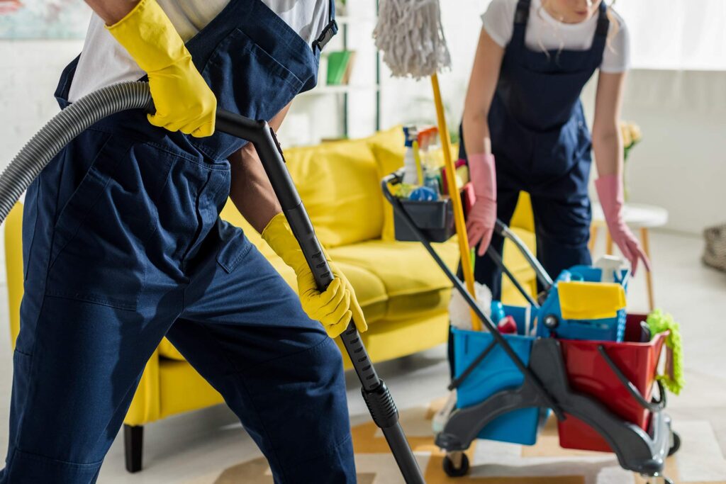 Hospital-grade certified cleaning staff